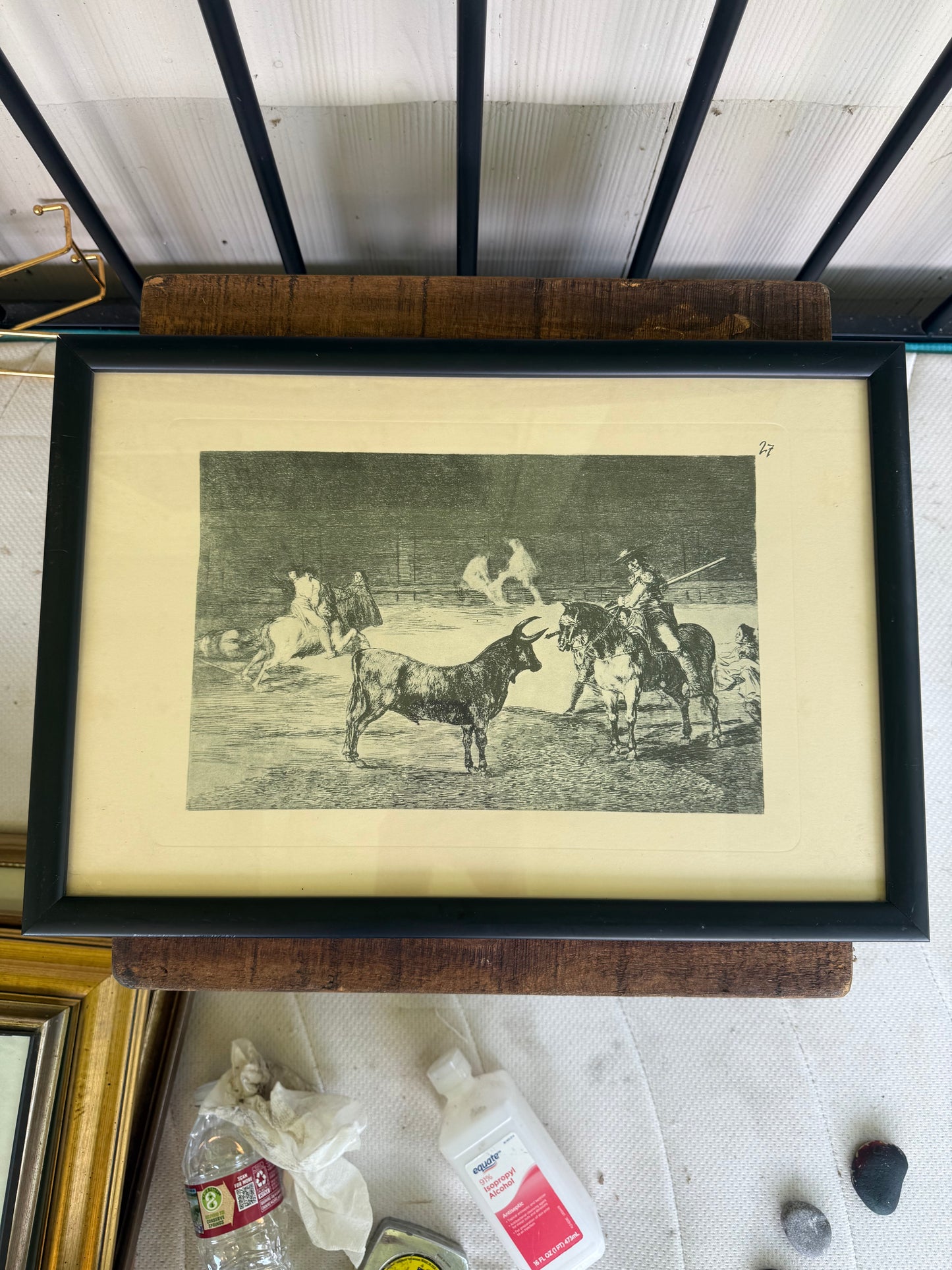 Goya Bullfight Engraving No. 27
