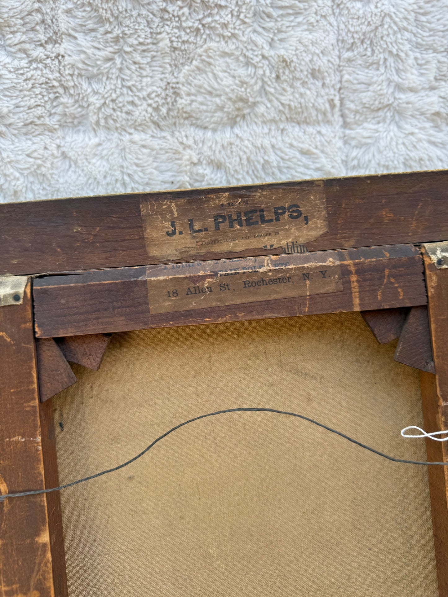 Antique American Autumn Landscape Oil Painting, c.1880–1900, Original Gilt Frame (J.L. Phelps, Rochester NY)