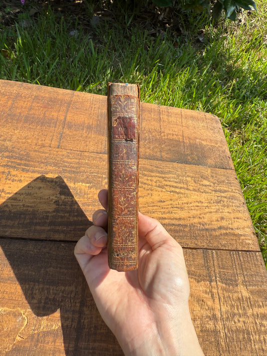1772 Leather-Bound French Book — Œuvres de Crébillon, Tome II