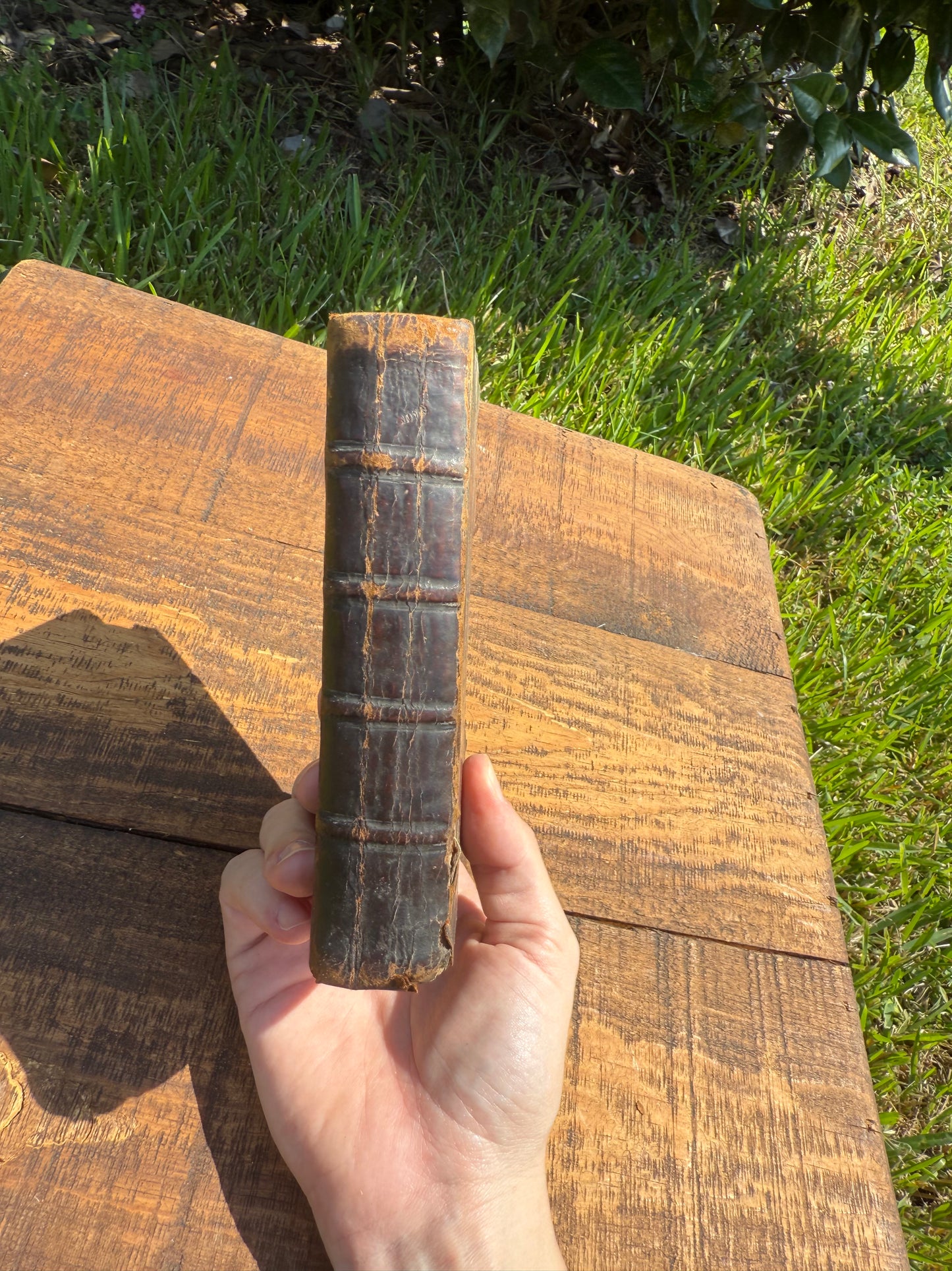 1783 German Leather-Bound Hymnal — Lutheran Psalms & Hymns with Clasps