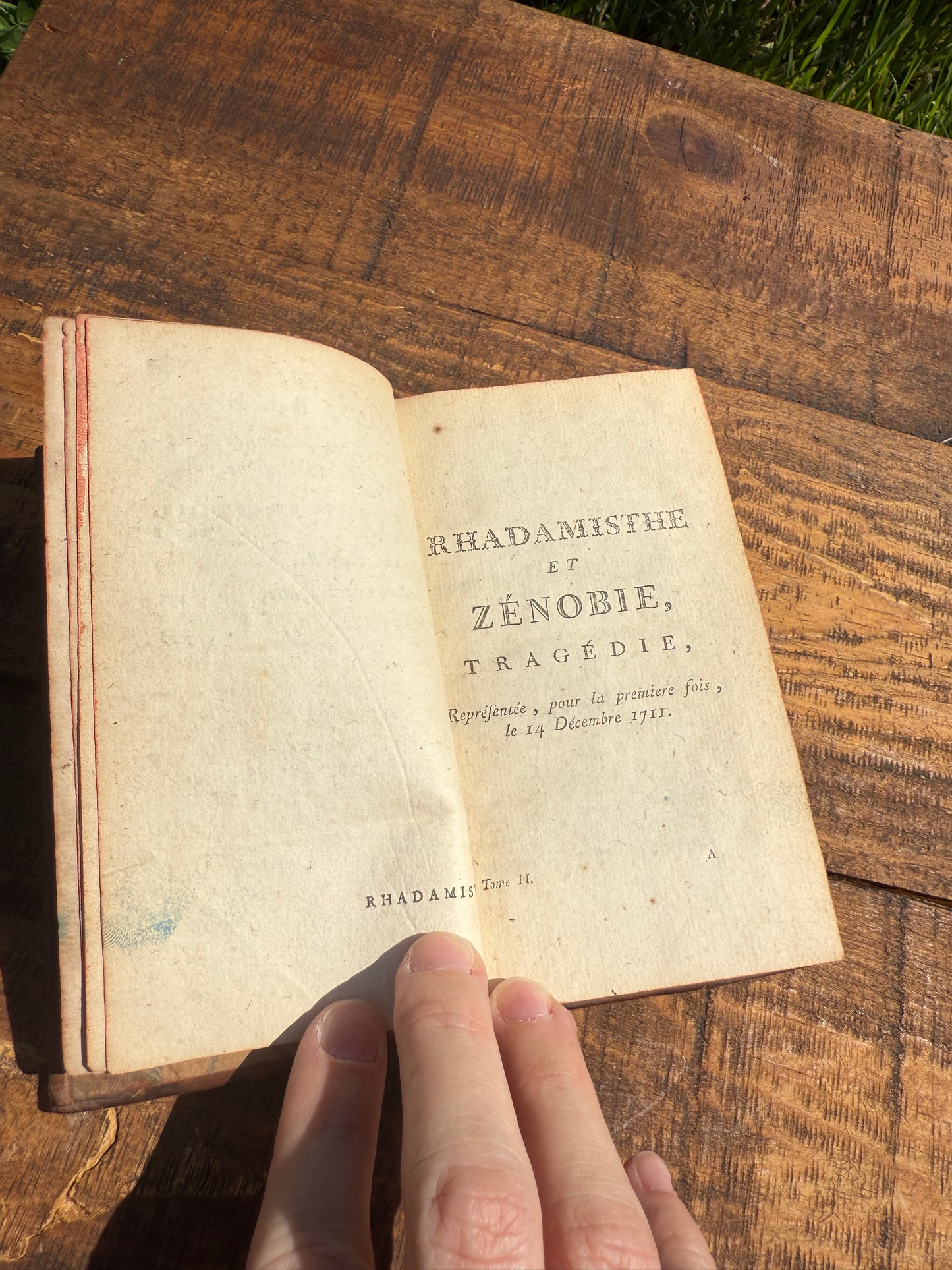 1772 Leather-Bound French Book — Œuvres de Crébillon, Tome II