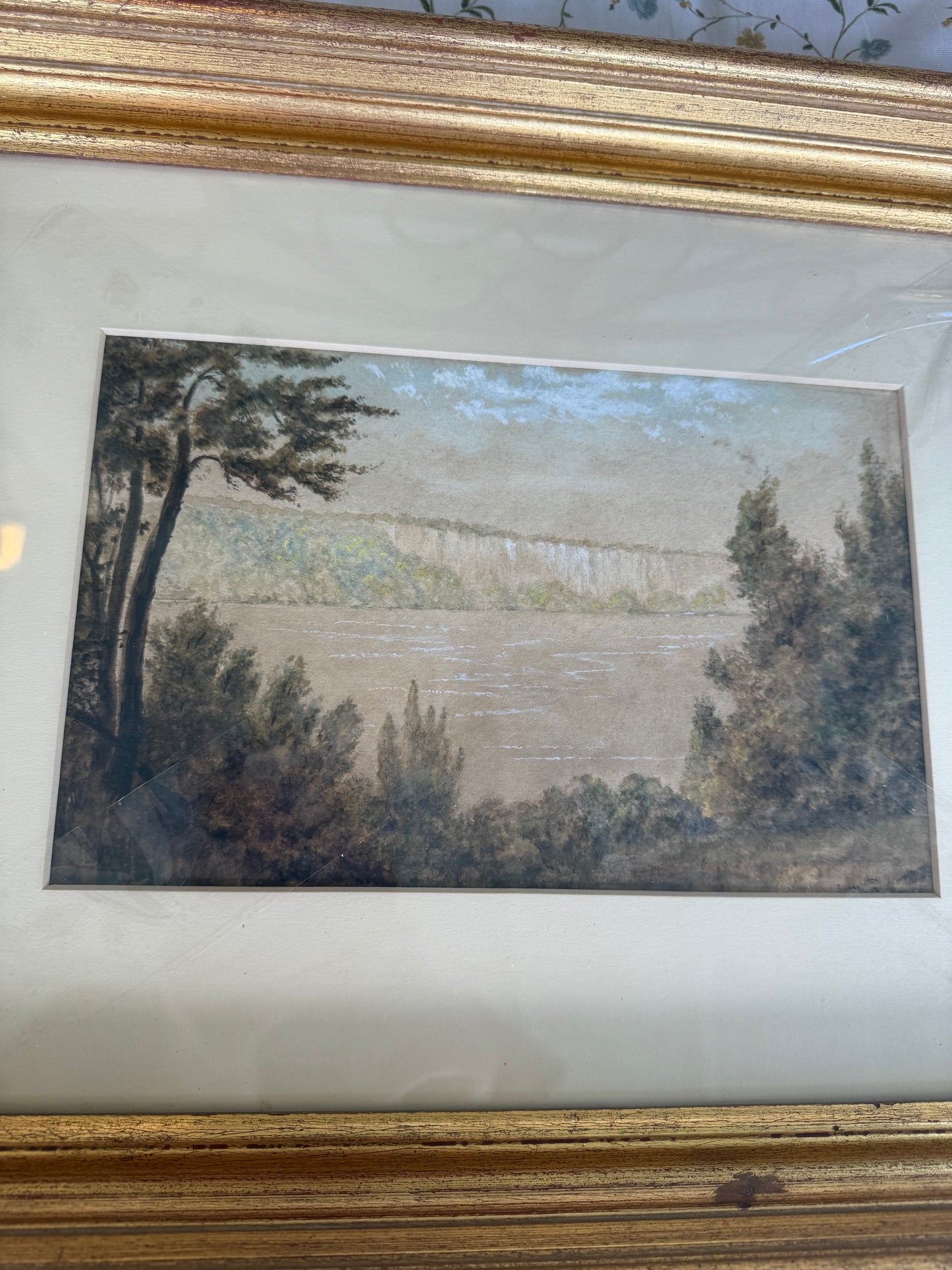 Early 20th Century American School Watercolor – Niagara Falls, Signed and Dated 1904