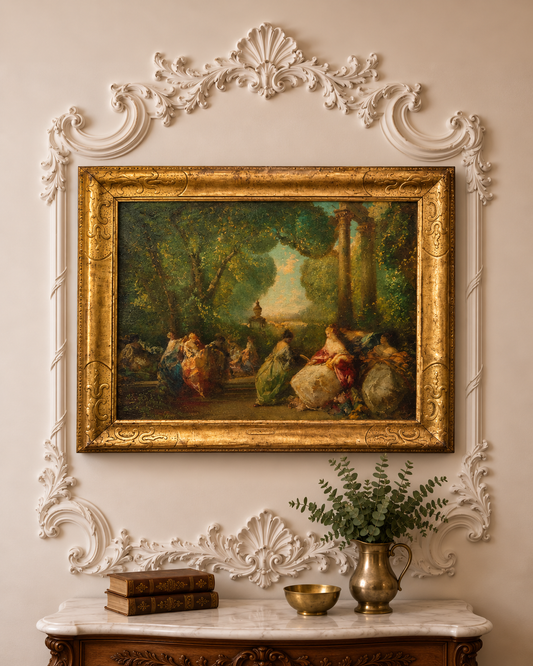 Frederick Ballard Williams “In Hours of Ease” Oil Painting