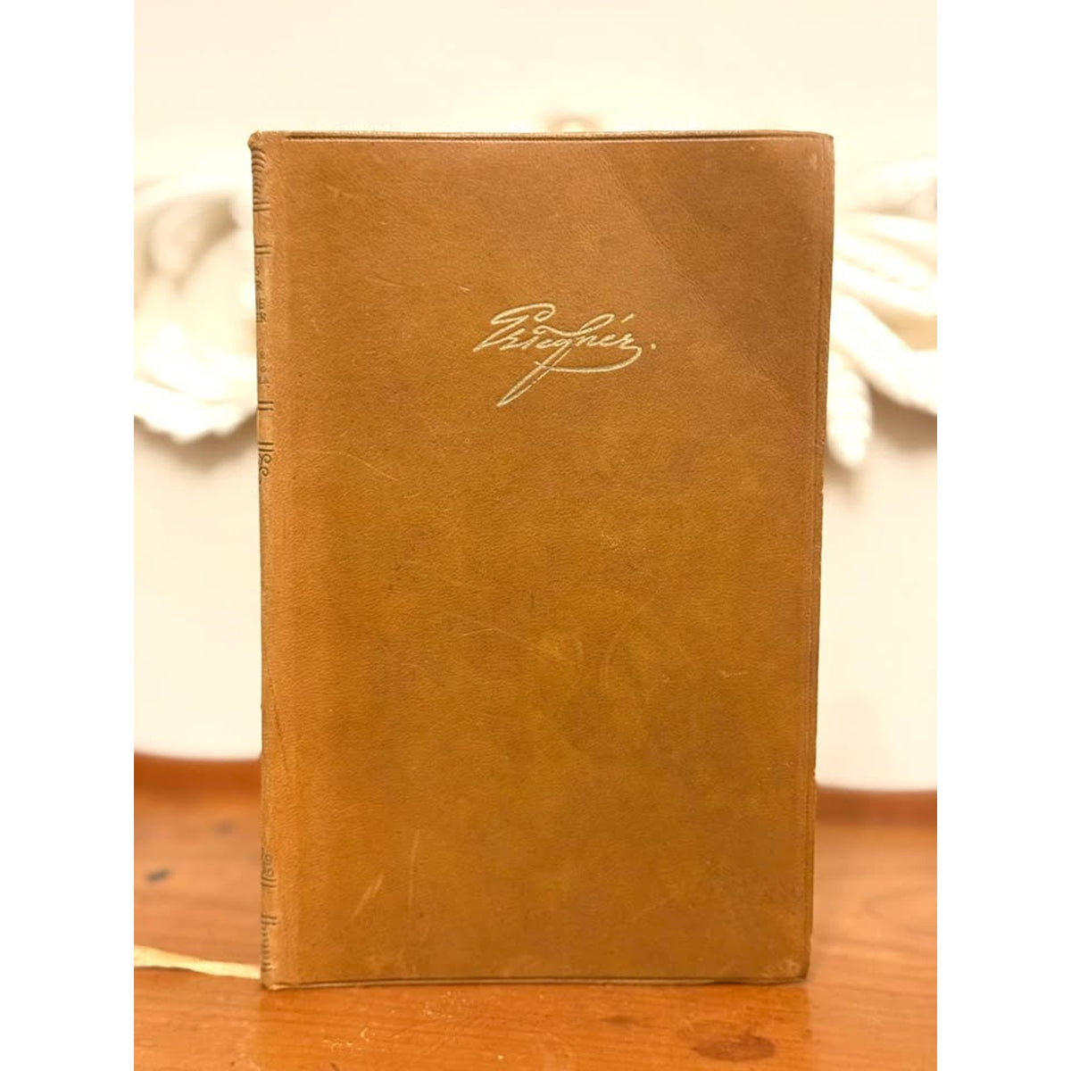 1929 Swedish Leather Bound Book Esaias Tegnér Collected Writings Vol. 6 Church Speeches