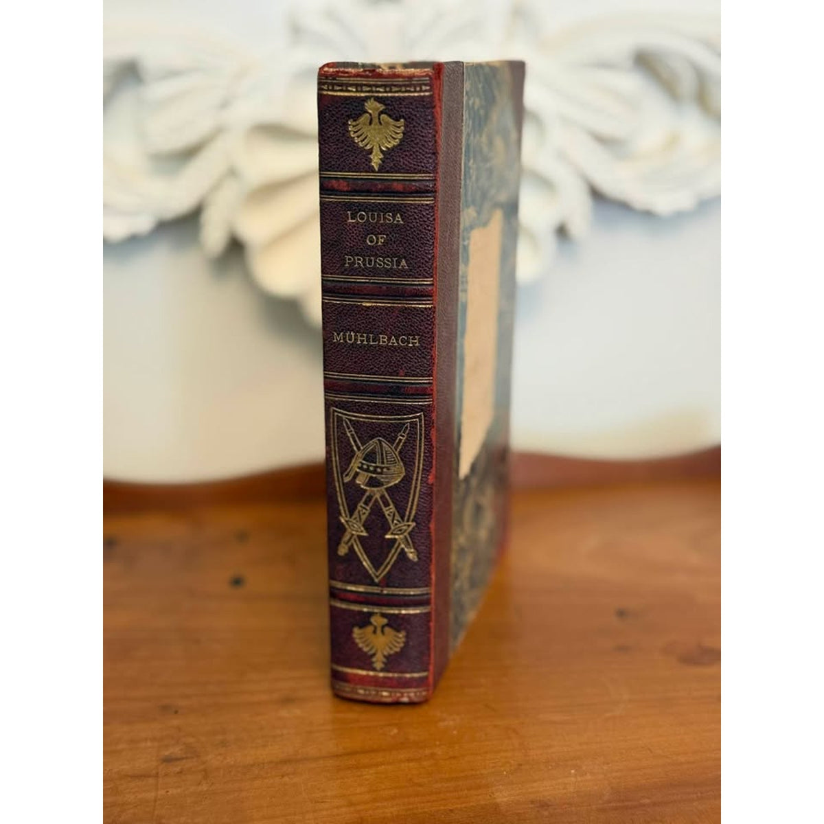 Antique 1899 Louisa of Prussia L. Mühlbach Leather Bound Historical Novel