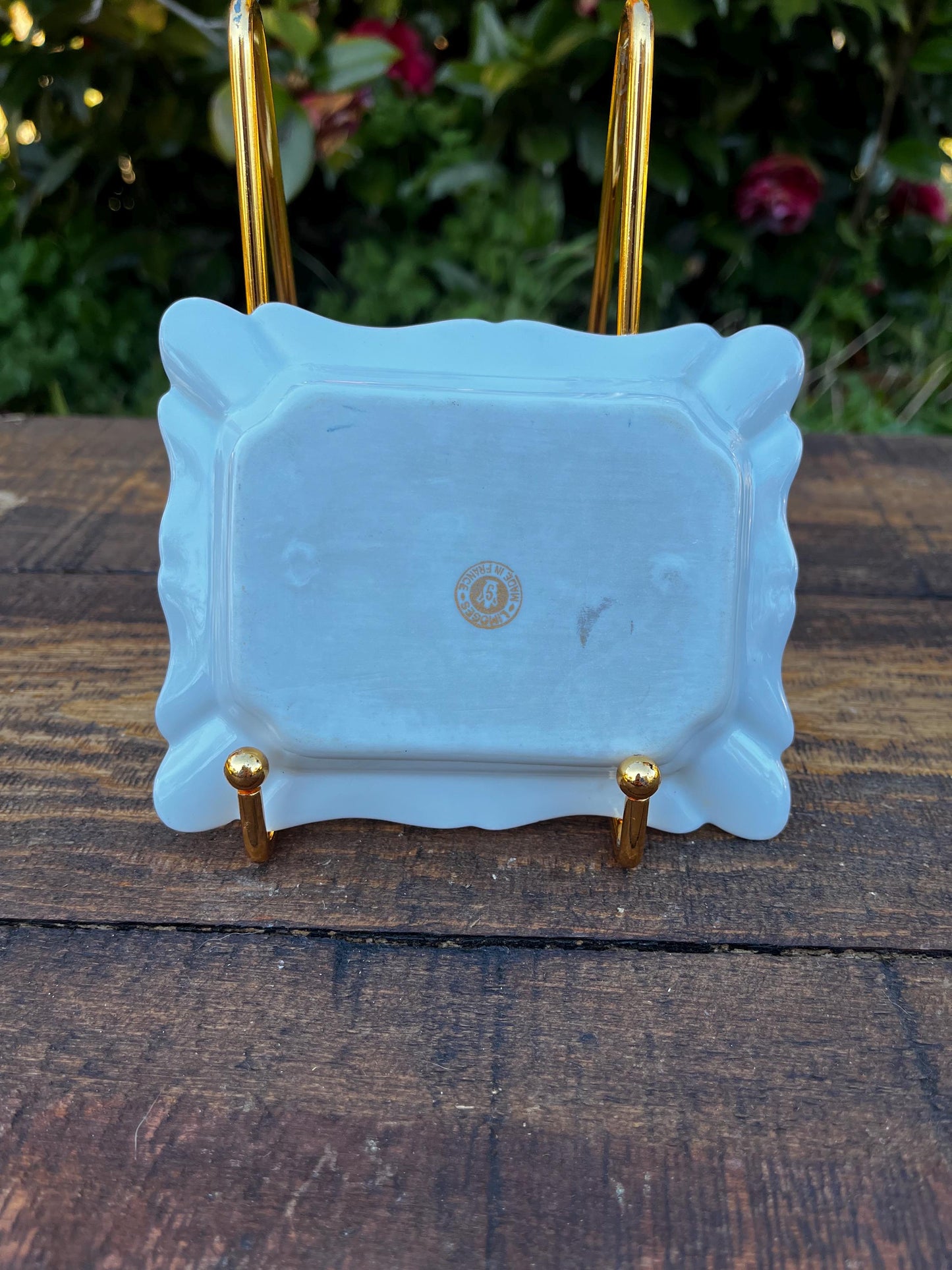 Antique Limoges Ashtray, French Ashtray, Vintage Limoges Porcelain, Made in France, Collectible Ashtray, Gift
