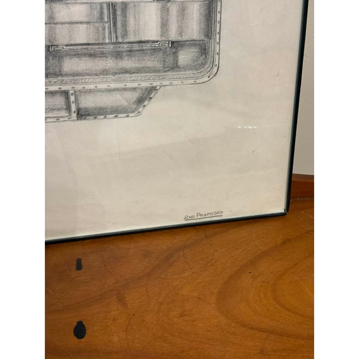 Original 1964 Turbine Engineering Drawing Hand Drawn Technical Industrial Art